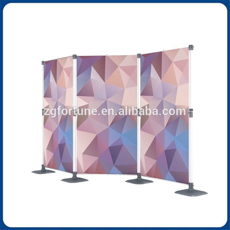 High quality folding panel stand joinable display stand